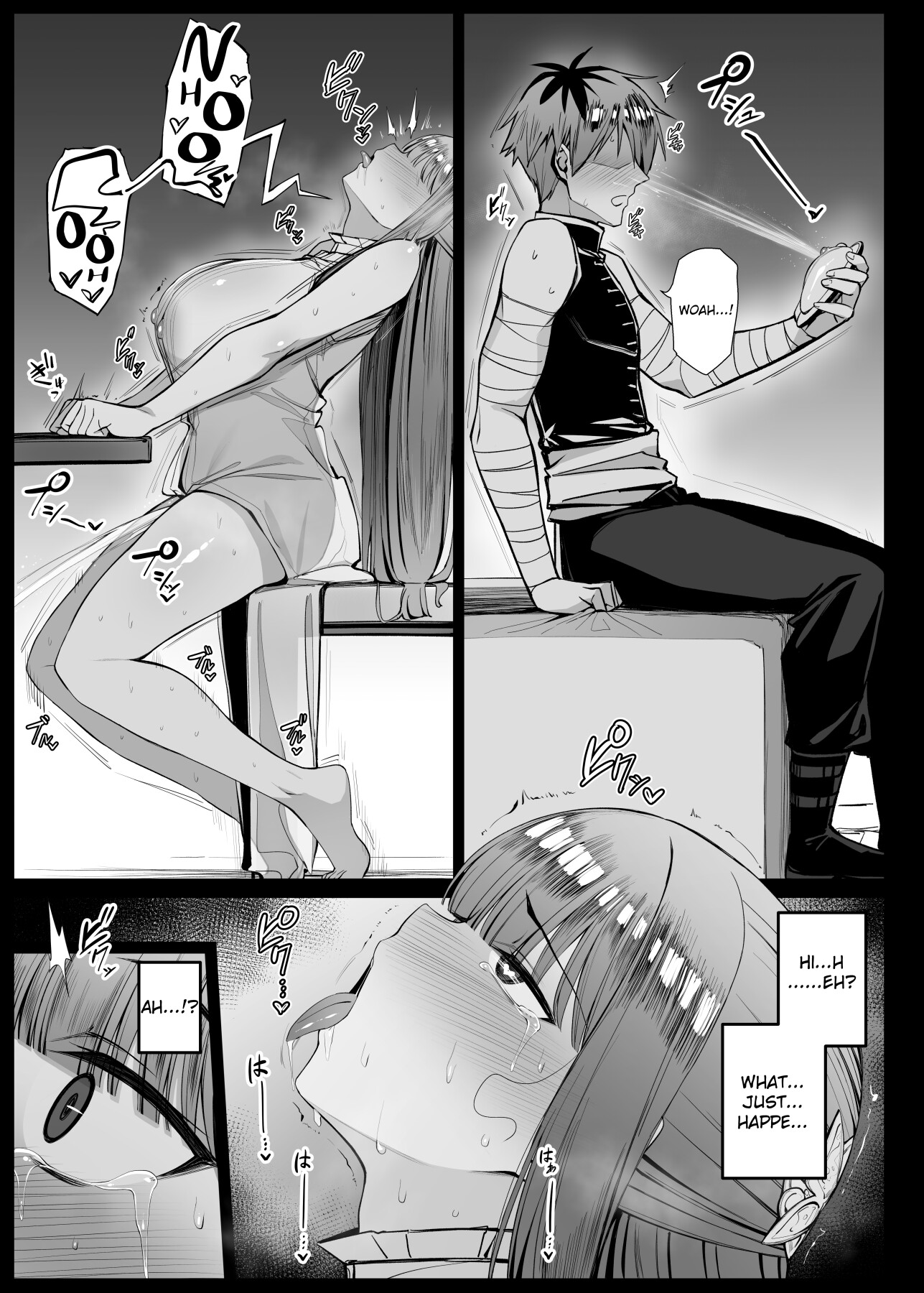 Hentai Manga Comic-Stark gets a mirror that projects whatever he desires-Read-9